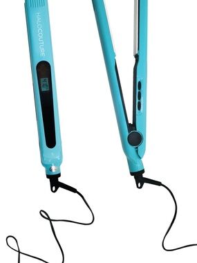 New!! HaloCouture Turquoise Ceramic Hair Straightener